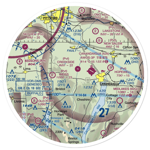 Turnbull Airport (48NY) VFR Sectional Sticker (30 mile)