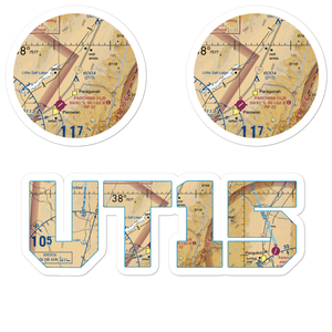 Flying Cal Ute Rancheros Airport (UT15) VFR Sectional Sticker Pack