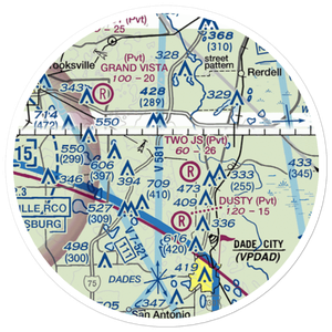 Field of Dreams Airport (FD59) VFR Sectional Sticker (20 mile)