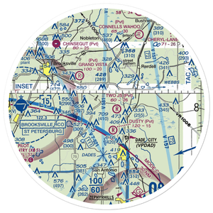 Field of Dreams Airport (FD59) VFR Sectional Sticker (30 mile)