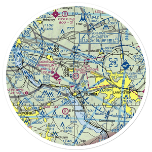 Walnut Grove Airport (19PN) VFR Sectional Sticker (30 mile)