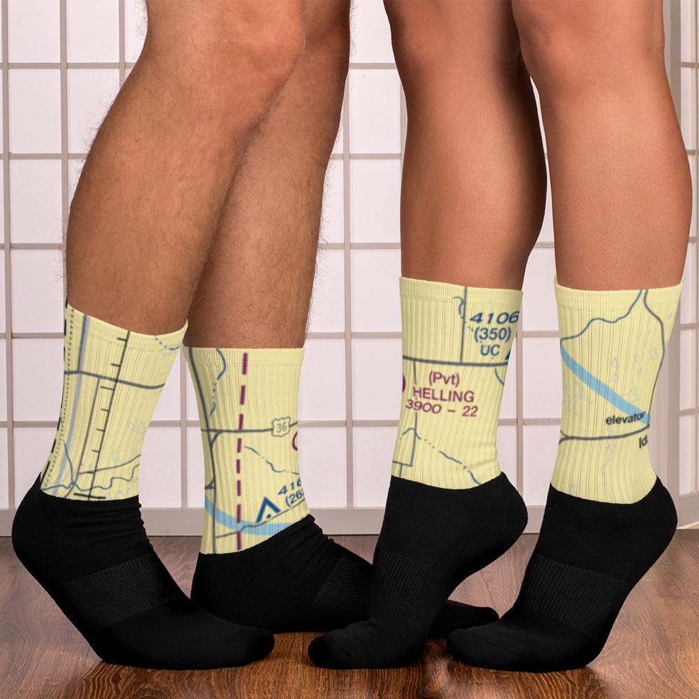 Helling Airport (CO08) VFR Sectional Socks 