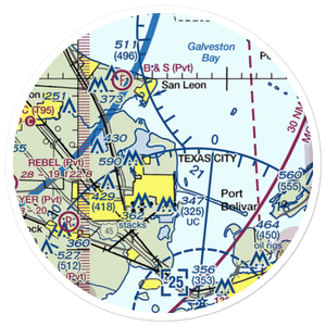 Matt Doyle Airpark (55TE) VFR Sectional Sticker (20 mile)
