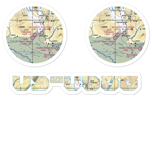 Fireweed Airport (0AK8) VFR Sectional Sticker Pack