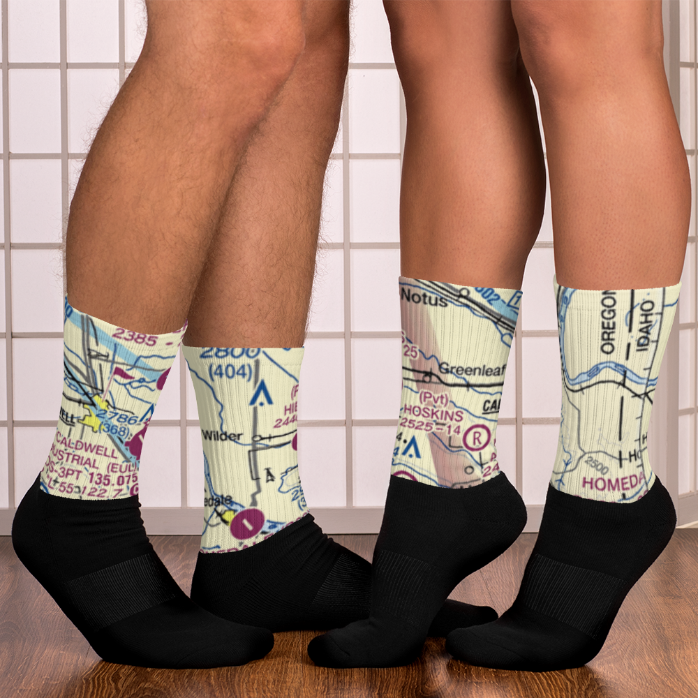 Hibbs Airport (ID97) VFR Sectional Socks 
