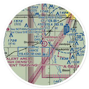 Sheridan Field (OK99) VFR Sectional Sticker (20 mile)