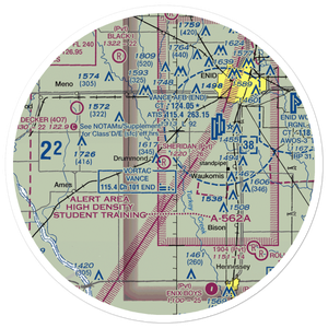 Sheridan Field (OK99) VFR Sectional Sticker (30 mile)