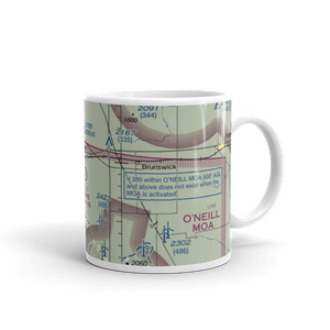 Dennys Playground Airport (NE51) VFR Sectional  Mug