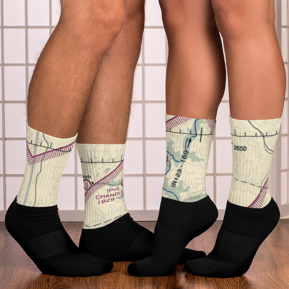 Chandler Ranch Airport (US-0661) VFR Sectional Socks 