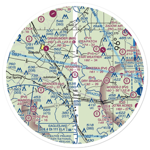 Brandes Air Field 2 (90TS) VFR Sectional Sticker (30 mile)