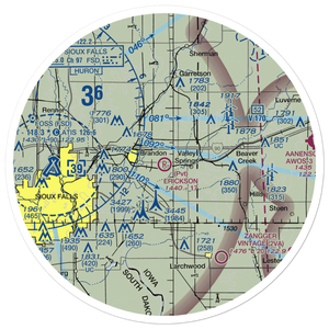 Erickson Intergalactic Airport (SD73) VFR Sectional Sticker (30 mile)