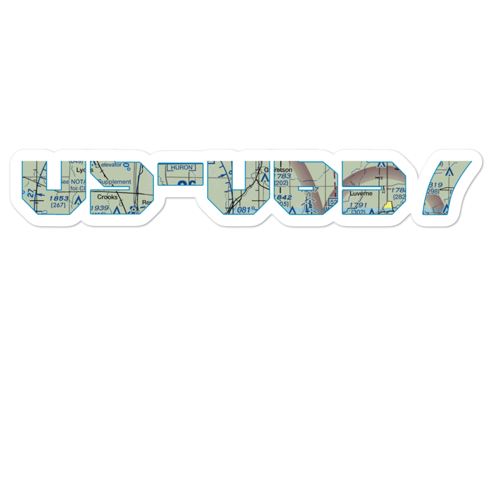 Erickson Intergalactic Airport (SD73) VFR Sectional Sticker 