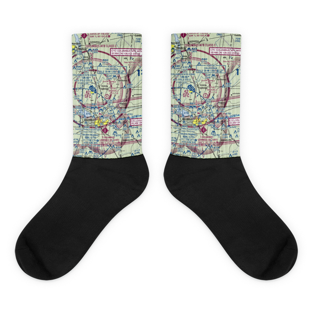 Shockly Field (2MS3) VFR Sectional Socks 