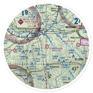 Forseth Field (WI61) VFR Sectional Sticker (30 mile)