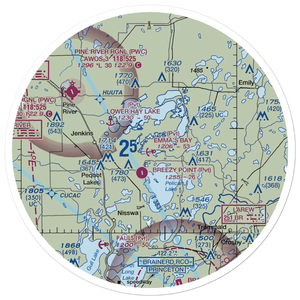 Emma's Bay Seaplane Base (2MN5) VFR Sectional Sticker (30 mile)