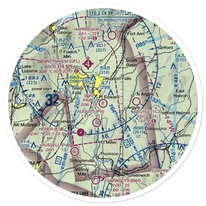 Papp Airpark (16NY) VFR Sectional Sticker (30 mile)