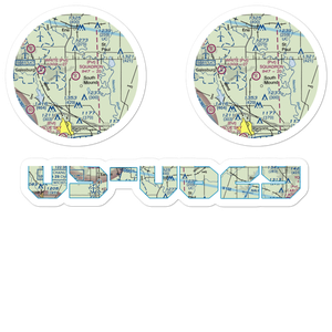 Squadron Field (11KS) VFR Sectional Sticker Pack