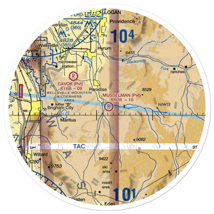 Musselman Airstrip (UT01) VFR Sectional Sticker (30 mile)