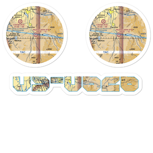 Musselman Airstrip (UT01) VFR Sectional Sticker Pack