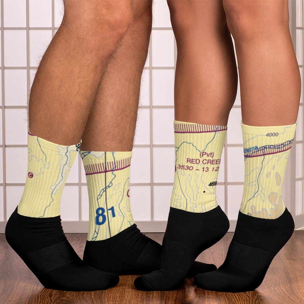 Red Creek Airport (AK80) VFR Sectional Socks 