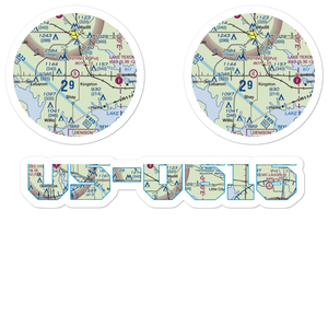 Flying M Airport (12OK) VFR Sectional Sticker Pack