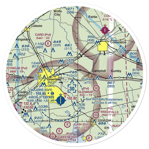 Sword's Landing Airport (77TA) VFR Sectional Sticker (30 mile)