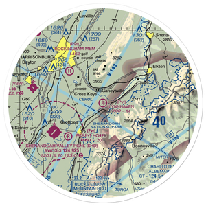Lynnhaven Field (VA49) VFR Sectional Sticker (30 mile)