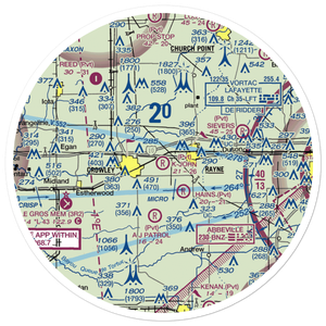 K-John Airport (20LS) VFR Sectional Sticker (30 mile)