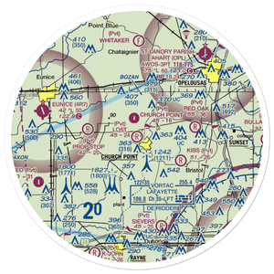 Lost Airfield (71LA) VFR Sectional Sticker (30 mile)