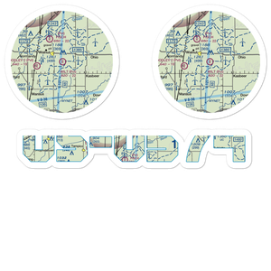 Wilt RLA Airport (IL76) VFR Sectional Sticker Pack