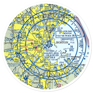 Tailwind Boston Seaplane Base (MA17) VFR Sectional Sticker (30 mile)