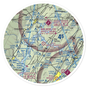 Happy Landings Airport (4TN1) VFR Sectional Sticker (30 mile)