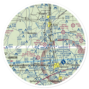 Serenity Field Airport (14LA) VFR Sectional Sticker (30 mile)