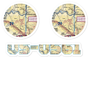 Sands Airport (ID67) VFR Sectional Sticker Pack