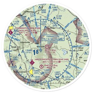 Joseph Scott Airport (MU22) VFR Sectional Sticker (30 mile)