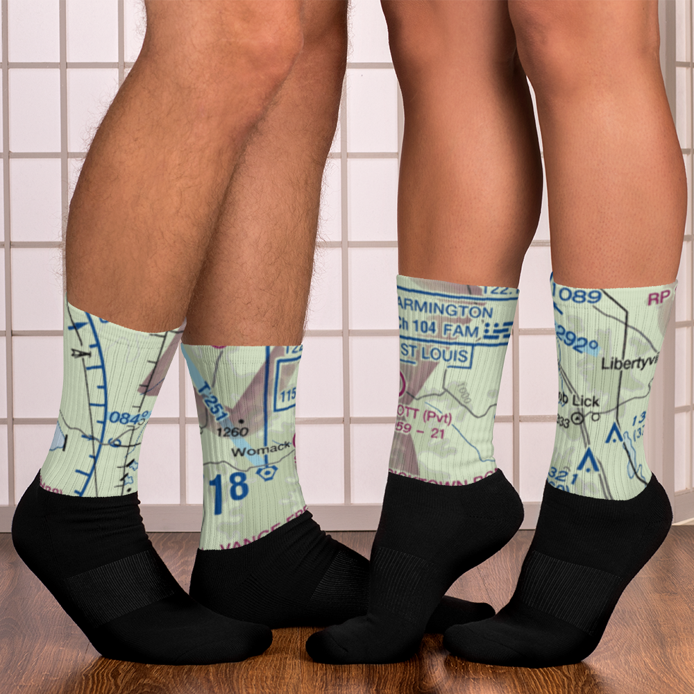 Joseph Scott Airport (MU22) VFR Sectional Socks 