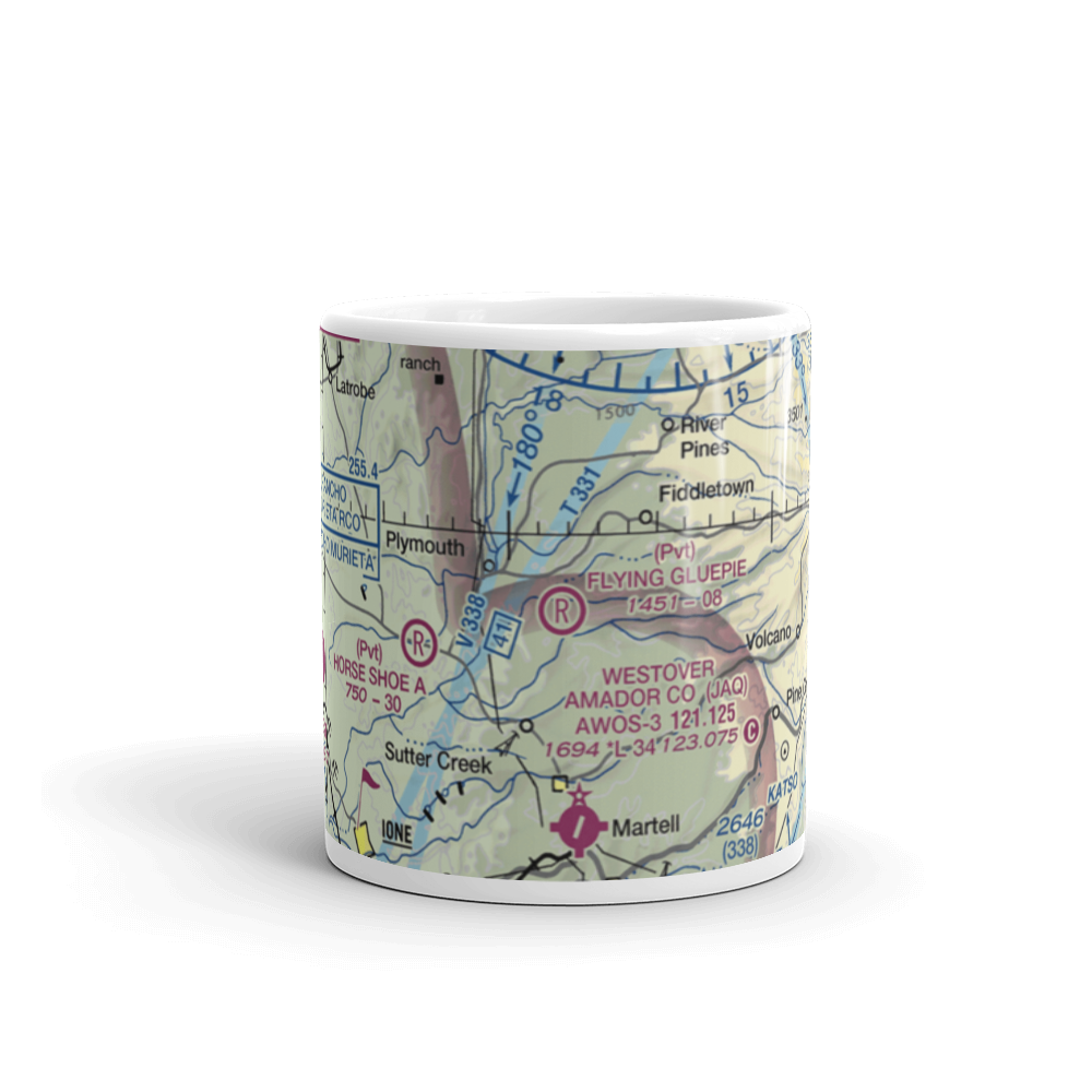 Flying Gluepie Ranch Airport (74CA) VFR Sectional  Mug 