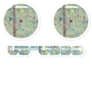 Sawtooth Airport (AZ04) VFR Sectional Sticker Pack