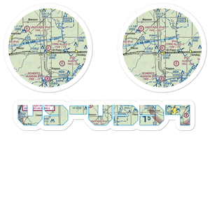 Corn Alley 2 Airport (74IL) VFR Sectional Sticker Pack