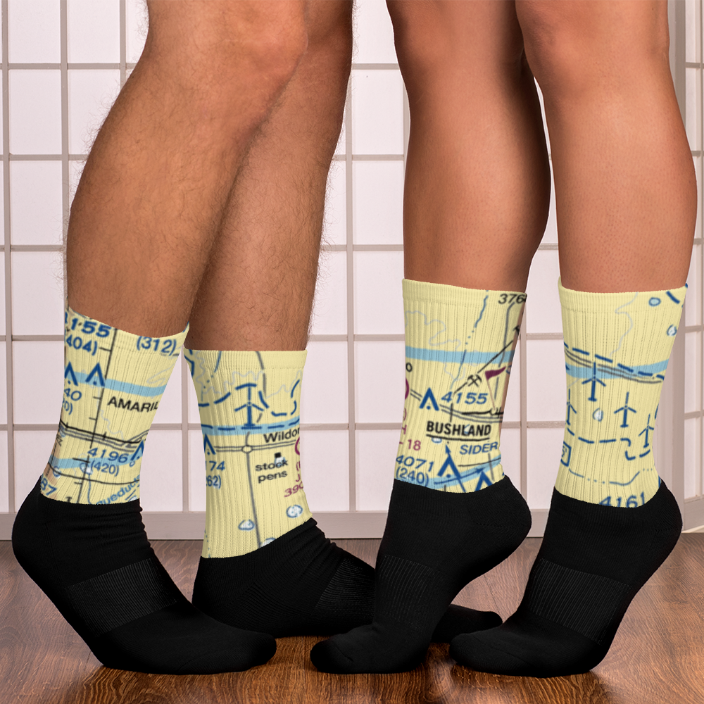J & H Airport (5TS7) VFR Sectional Socks 