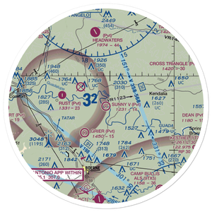 Sunny V Ranch Airport (7TS3) VFR Sectional Sticker (30 mile)