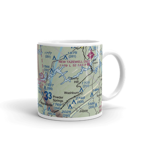 Old Valley Airport (TN13) VFR Sectional  Mug