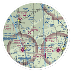 Pfau Airstrip (MN68) VFR Sectional Sticker (30 mile)