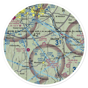 Carrar Farm Airport (7PA6) VFR Sectional Sticker (30 mile)