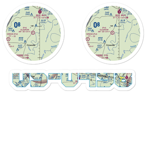 Oligrow Airport (LS15) VFR Sectional Sticker Pack