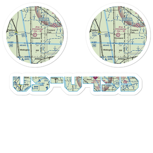 Stichnoth RLA Airport (68IL) VFR Sectional Sticker Pack