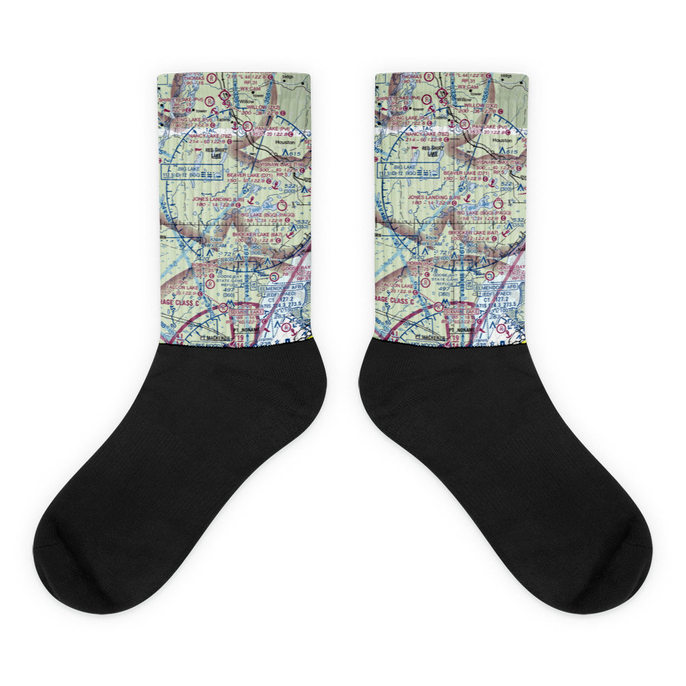 Haggards Landing Seaplane Base (AK48) VFR Sectional Socks 
