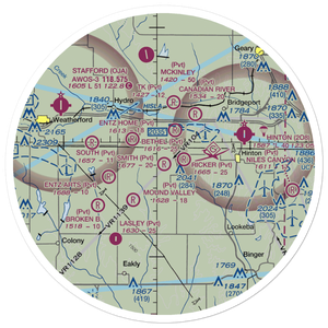 Smith Airpark (29OK) VFR Sectional Sticker (30 mile)