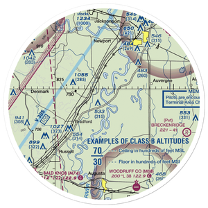 Falwell Freeway (FALF) VFR Sectional Sticker (30 mile)