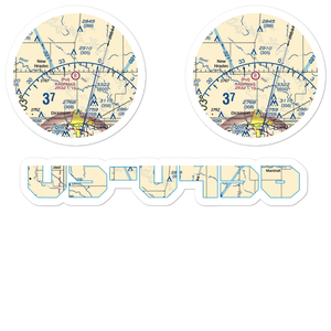 Kadrmas Airport (ND10) VFR Sectional Sticker Pack